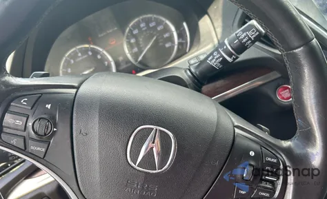 2014 Acura Mdx Technology from USA, damaged, VIN 5FRYD4H46EB030407